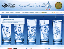 Tablet Screenshot of crystalline-water.com